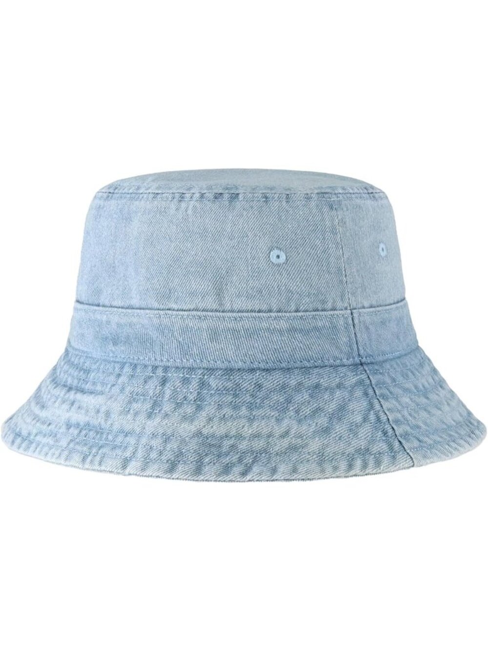 Unisex Light Denim Cotton Summer Sun Boonie Style Beach Golf Fishing Bucket Hat